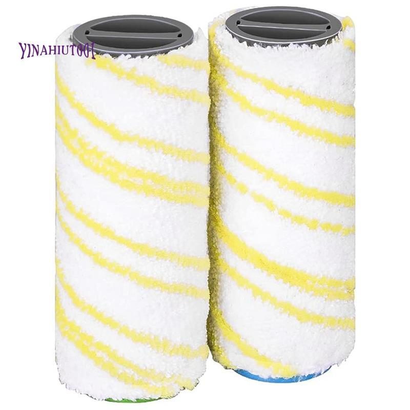 Yinahiut001 ชุดลูกกลิ้ง 2 ชิ้นสําหรับ FC5 FC7 FC3 FC3D เครื่องทําความสะอาดพื้นไฟฟ้าลูกกลิ้งทดแทน 2.0
