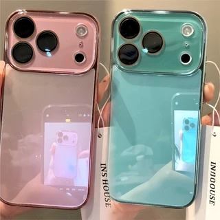 ขายดี ใหม่อย่างเป็นทางการกุหลาบสีชมพูแก้วกรณีโทรศัพท์เข้ากันได้สําหรับ ไอโฟน 17 16 15 14 13 12 11 มือโปร สูงสุด กระจกคริสตัลชุบไฟฟ้ารวมเลนส์กล้องฟิล์มป้องกันกันกระ