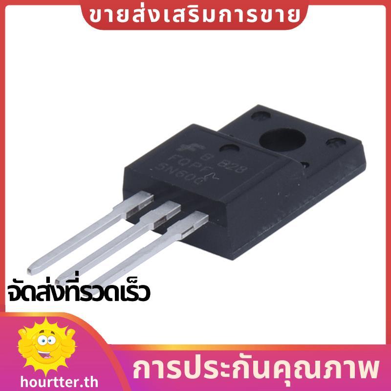 5 ชิ้น N-channel power MOSFET 5N60 low gate charge 4.5A 600V. hourtterth