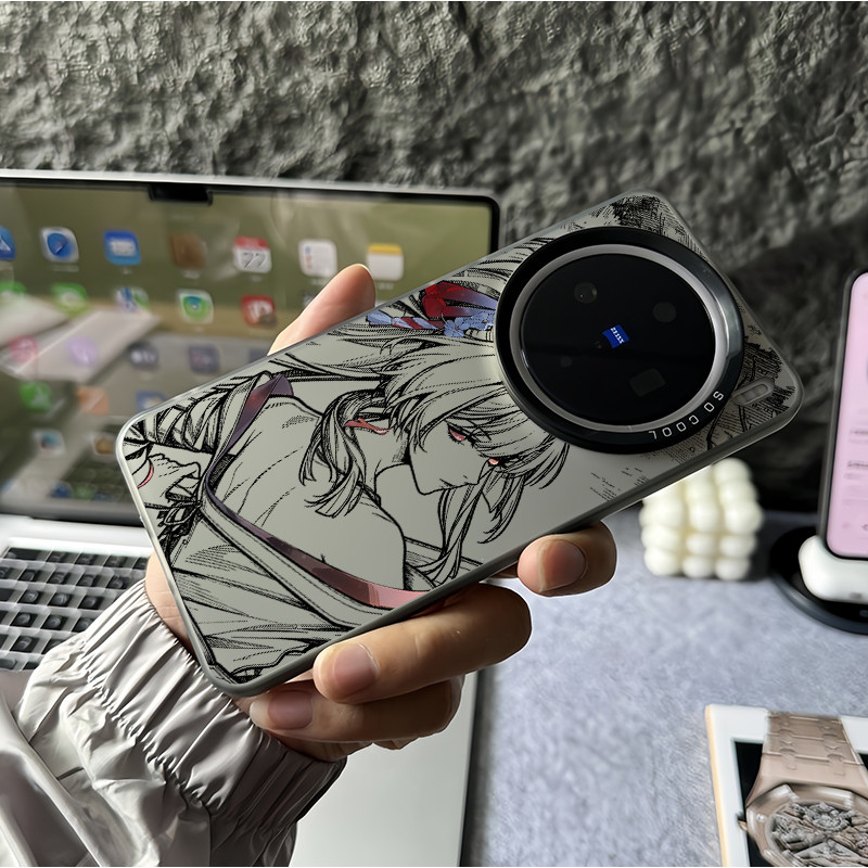 เคสโทรศัพท์แบบด้านขนาดเล็กสำหรับ Vivo X300 Pro X200 Ultra X200 Pro X100S Pro V60 V50 V40 ฝาครอบ Vivo