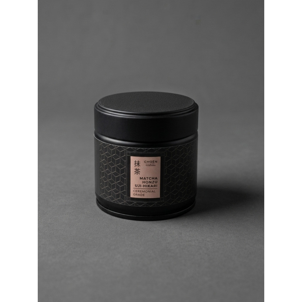 Matcha Honzu Uji Hikari 20g แบบกระปุก : มัทฉะเกรดพิธี (Ceremonial Grade)