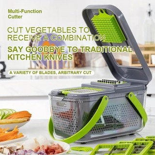 Multifunctional kitchen vegetable cutter, slicer, grater, onion and potato dicer