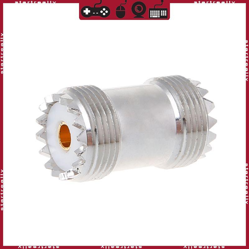 ST UHF SO239 แผงแจ็คหญิงกับหญิง Mount RF อะแดปเตอร์ Coaxial Connector Straigh