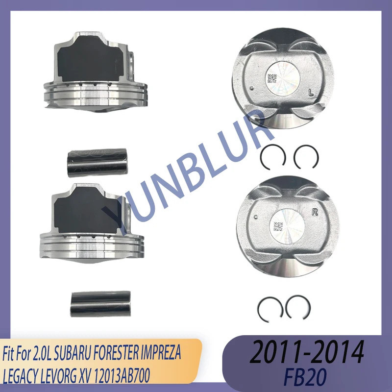 STD ชิ้นส่วนเครื่องยนต์ลูกสูบและแหวนชุด Fit 2.0 L แก๊ส FB20 FB20A FB20B สําหรับ SUBARU FORESTER IMPR