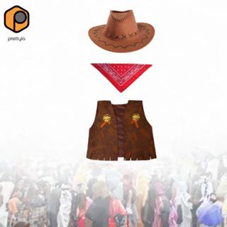 สวย เด็กคาวบอยตะวันตกเครื่องแต่งกายชุดอินเทรนด์สบายแต่งตัวคา…