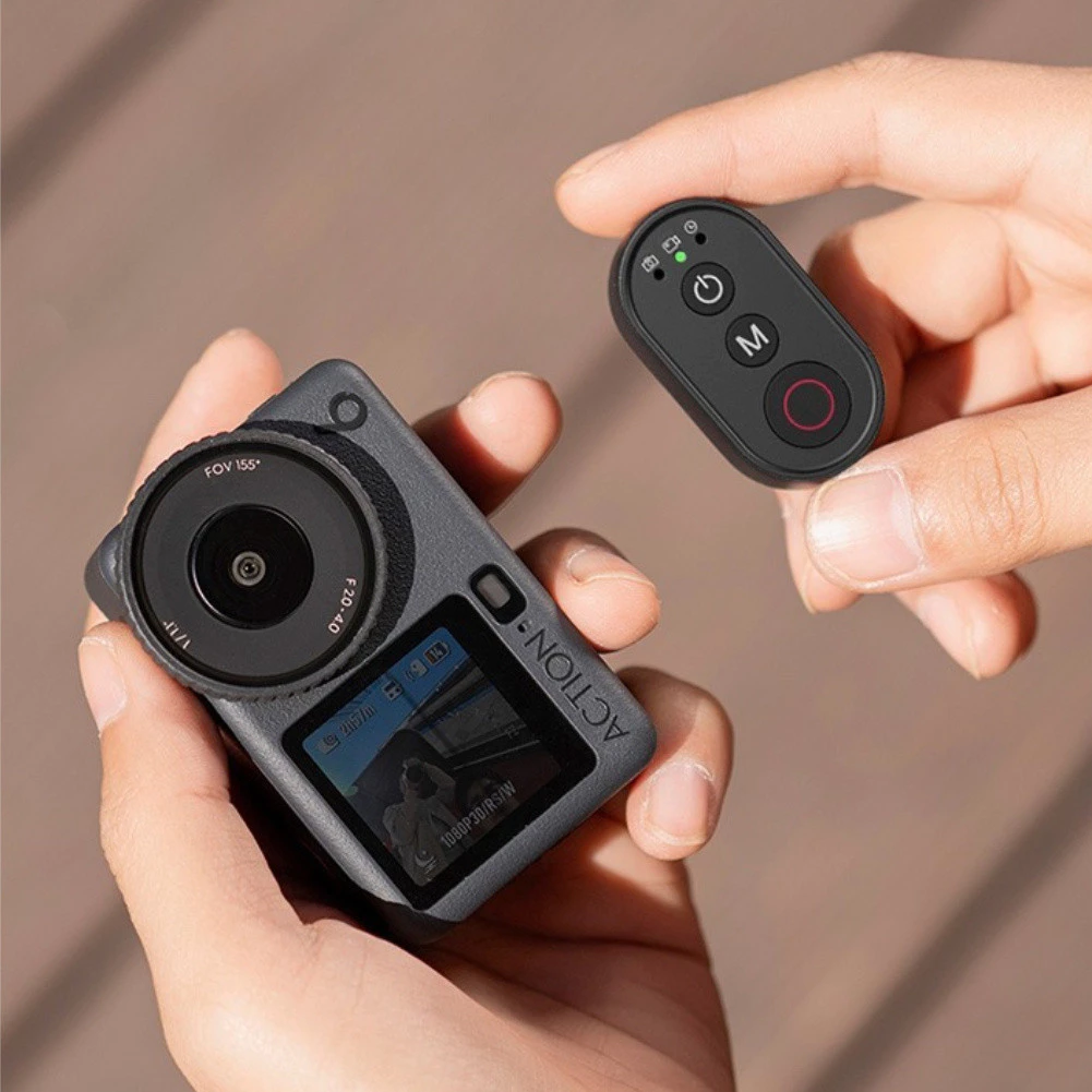 INOVAGEN สําหรับ DJI Osmo 360 Action 5 Pro/4 Insta360 Mini Bluetooth รีโมทคอนโทรลสร้อยข้อมือ,ชาร์จ,โทรศัพท์กล้องชัตเตอร์ thumbnail 9