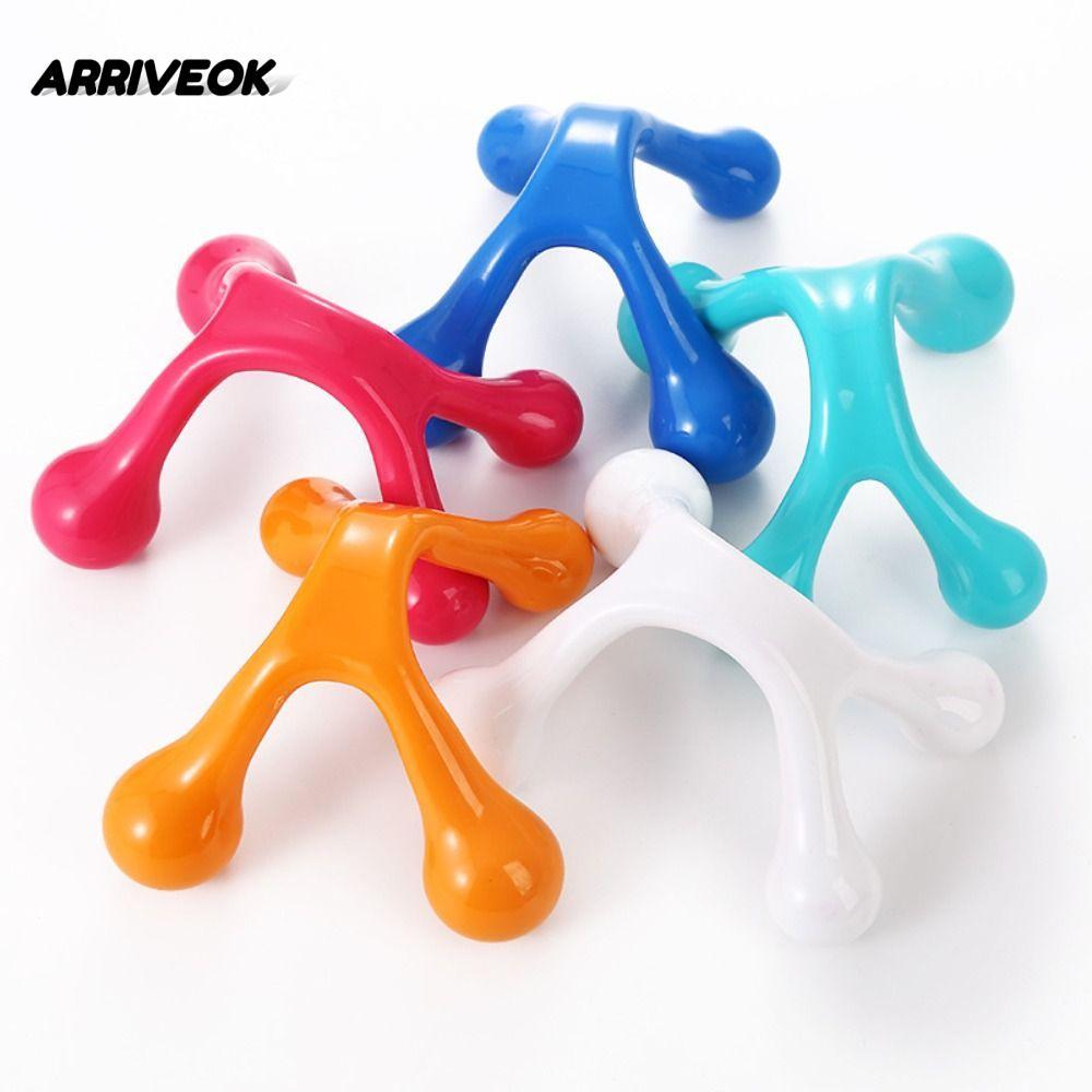 ARRIVEOK Body Massager, Arch ขจัด Oedema Manual Balance Four Balls, แบบพกพามือถือผ่อนคลาย Travel Mas