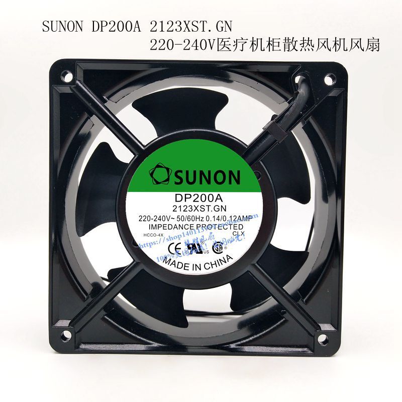 SUNON DP200A 2123XST.GN 220-240V Medical Cabinet 12038 พัดลมระบายความร้อน