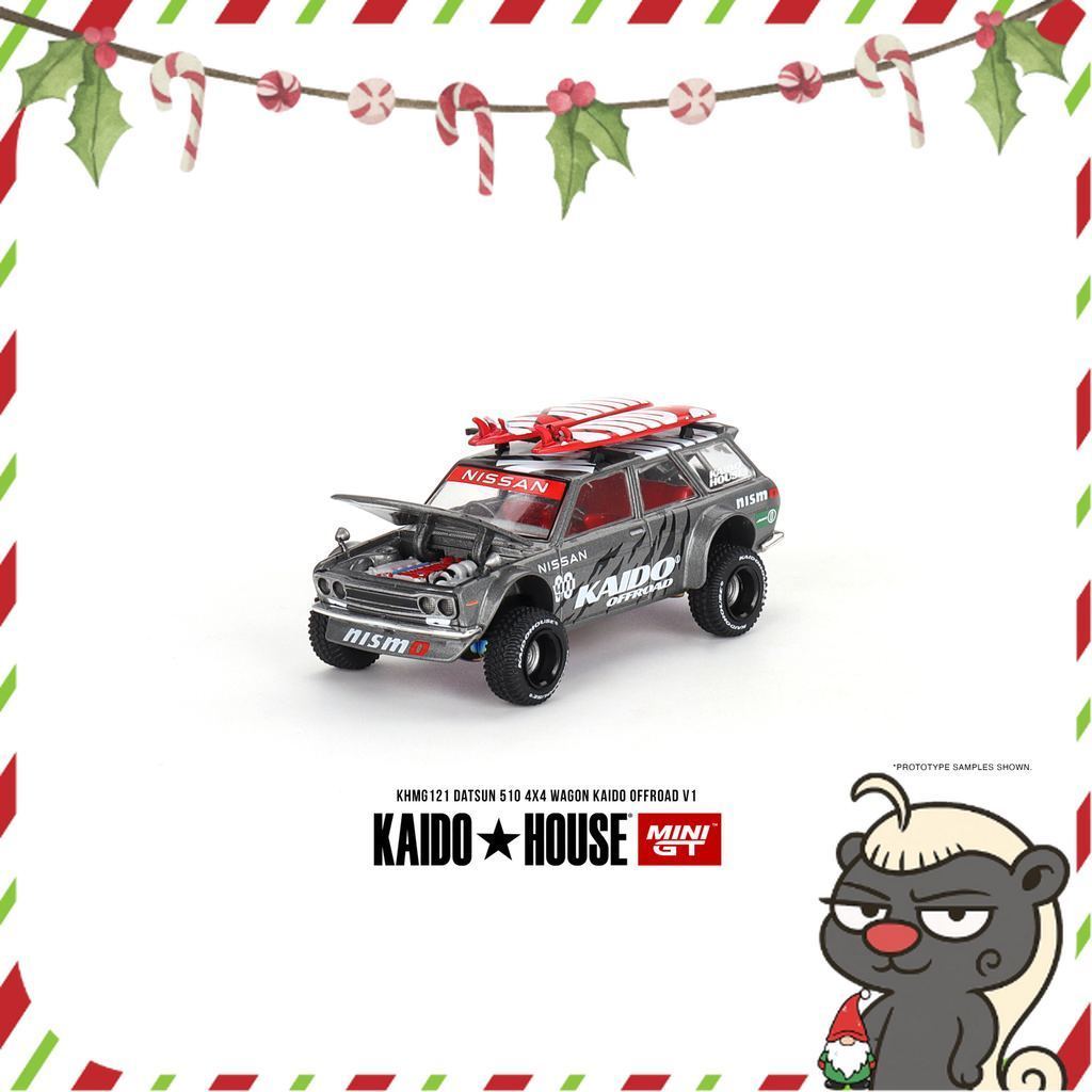 KAIDO HOUSE รถรุ่น 1:64 Datsun KAIDO 510 Wagon 4x4 Kaido Offroad V1 KHMG121