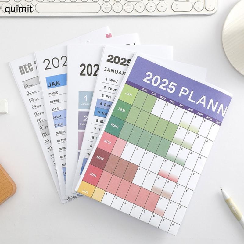 QUIM 2025 Yearly Wall Planner 2025 Family Home Planner ปฏิทิน 2025 Wall Planner