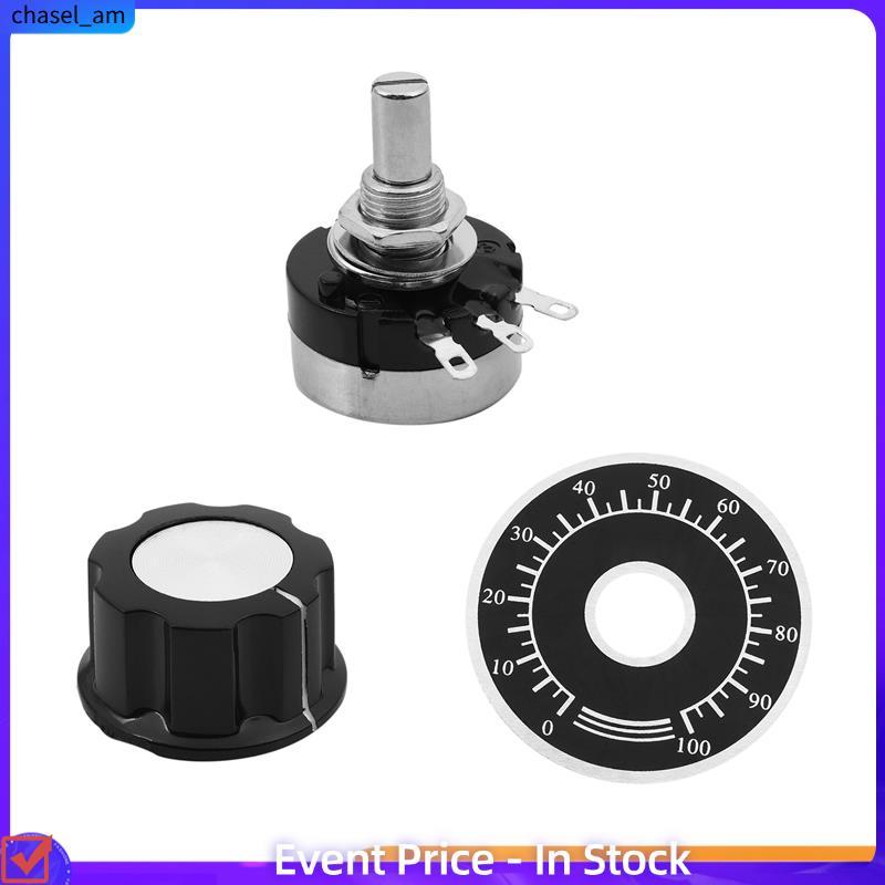 chase11Rotary Carbon Potentiometer พร้อมเส้นผ่านศูนย์กลางพร้อมลูกบิด, RV24YN 20S B103 10K Ohm