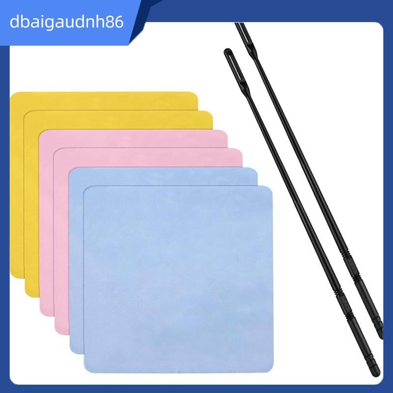 READY STOCK อุปกรณ์ทําความสะอาดขลุ่ยดีลักซ์: Rod and Cleaning Cloth for Superior Flute Care