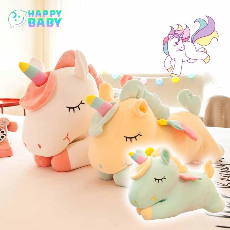 พร้อมส่ง  ตุ๊กตา ตุ๊กตายูนิคอร์น ตุ๊กตายูนิคอร์นตัวใหญ่ นุ่มและน่ารัก เหมาะกับของขวัญวันเกิด วันเด็ก ของเล่นสําหรับเด็ก