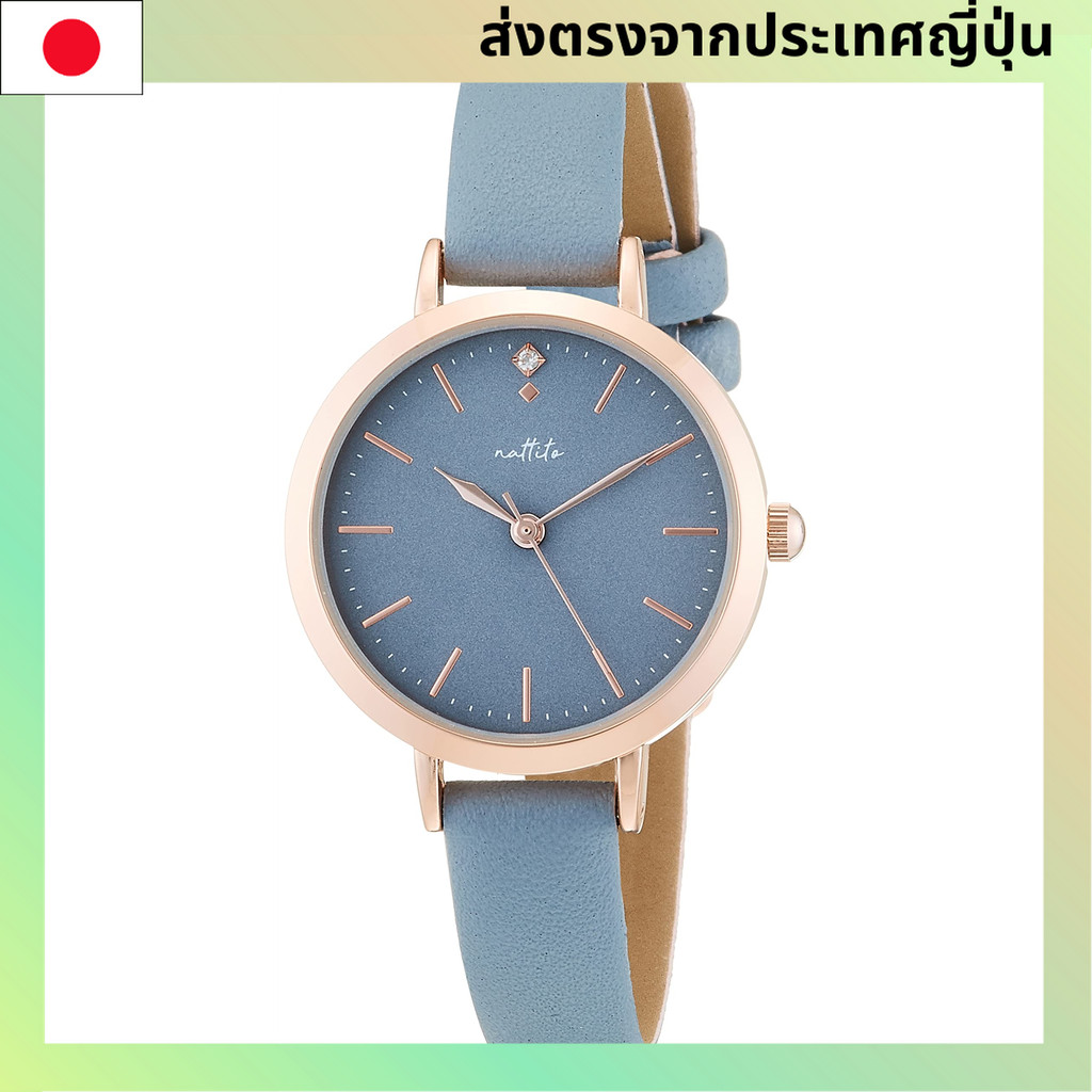 【Fieldwork】นาฬิกาข้อมือผู้หญิงสไตล์เรียบหรู ใช้คอทซ์ญี่ปุ่น คอลเลคชั่น NF Ashley, เบาะนิ่มสายหนัง, ต