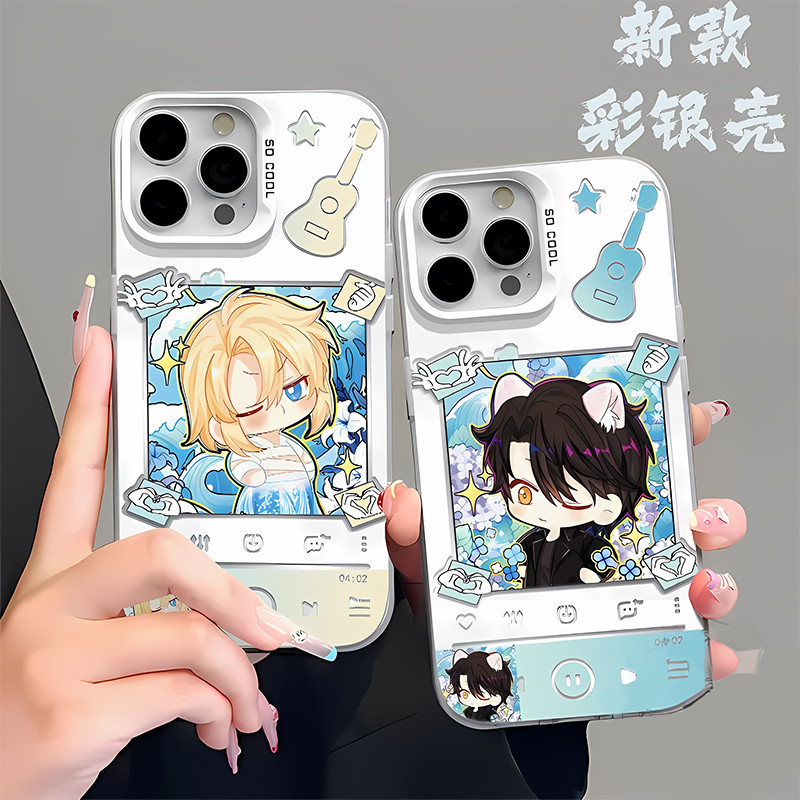 Mermaid Falling เหมาะสําหรับ IQOO13 เคสโทรศัพท์สไตล์ใหม่ VIVO สีขาว Chunian IQ0012/11S เลเซอร์สี Sil