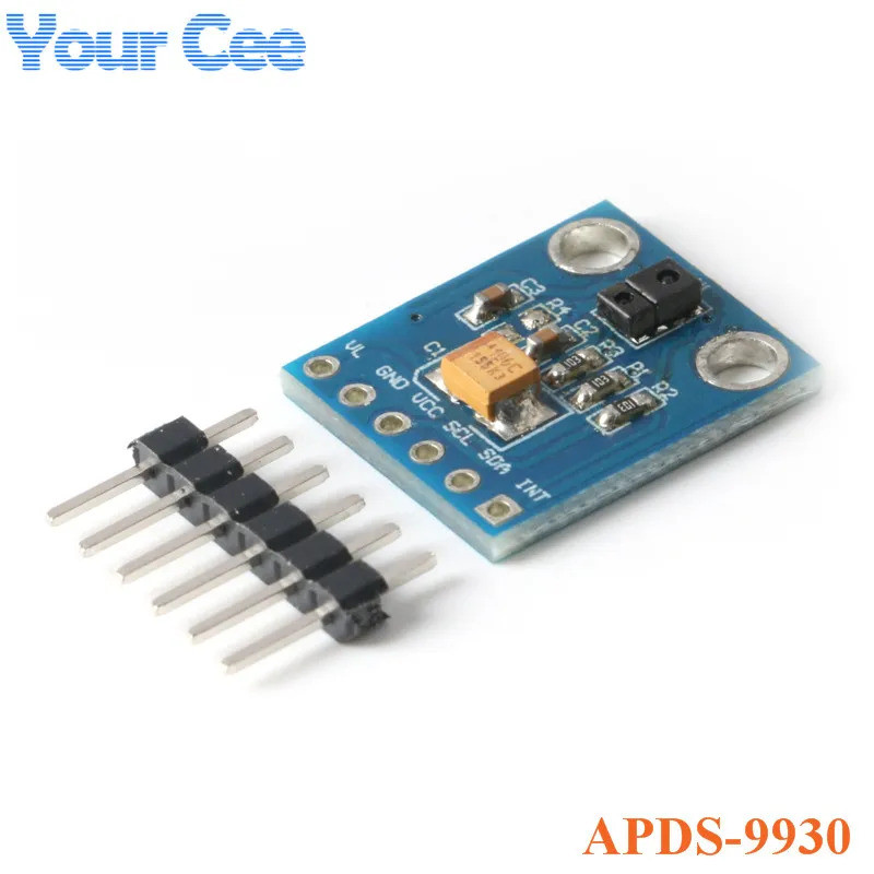 APDS-9930 Ambient Light RGB Sensor การตรวจจับแบบไม่สัมผัสของ Proximity Integrated ALS อินฟราเรด LED 