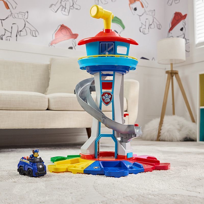 Paw Team Toys Overwatch Paws Team Makes Great Contributions Toy Headquarters Base Dog Paws ของขวัญวั