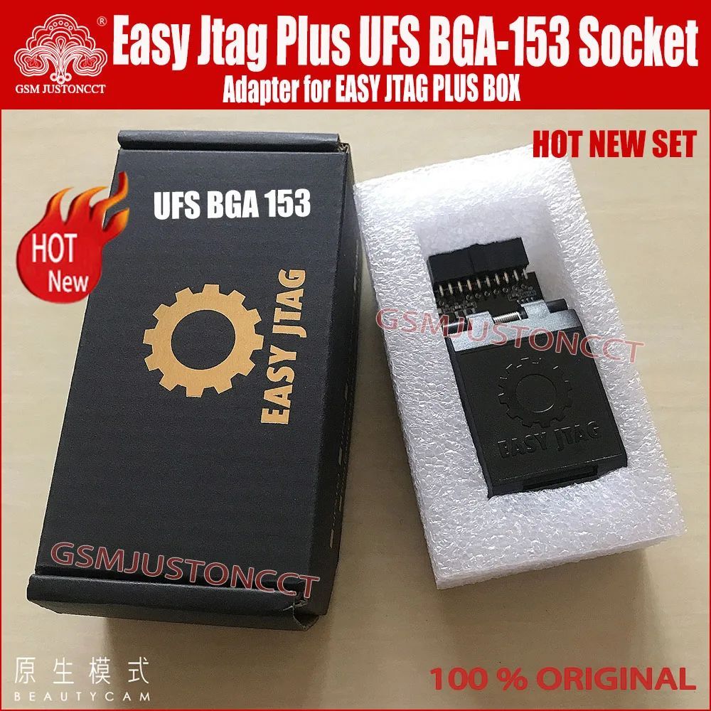 2025 ใหม่ล่าสุด ORIGINAL Easy-Jtag Plus UFS BGA-153 ซ็อกเก็ตอะแดปเตอร์ / Z3x Pro ชุด Easy Jtag Plus 