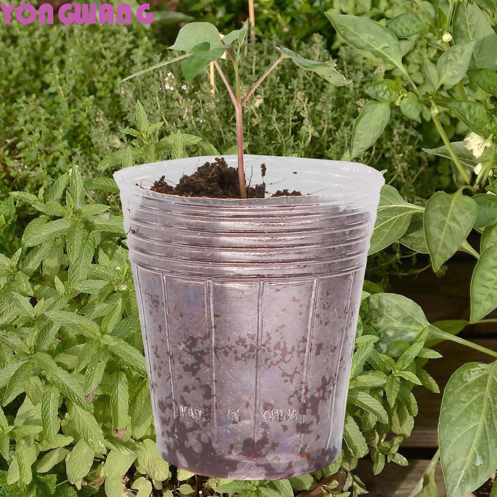 YONGWANG66HR เนอสเซอรี่หม้อ Orchid Home Gardening เครื่องมือคอนเทนเนอร์สําหรับสวนผักต้นกล้ากระเป๋า