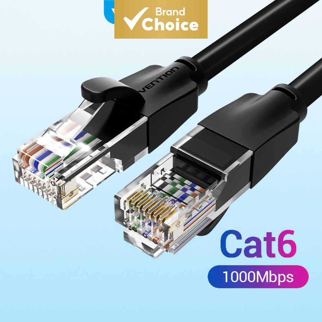 สายเคเบิลเครือข่าย Vention CAT6 ความยาว 3M 5M UTP RJ45 อะแดปเตอร์เครือข่าย Gigabit สําหรับแล็ปท็อป พีซี ทีวีบ็อกซ์