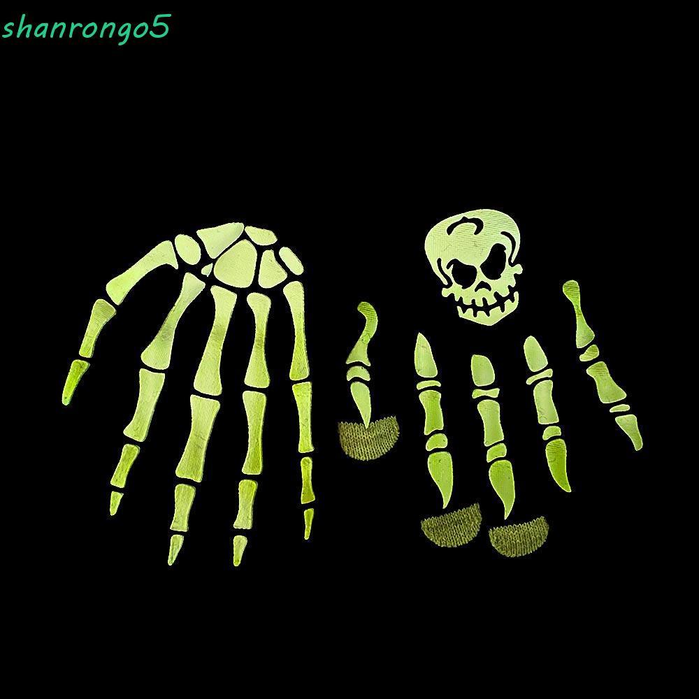ZONAL ถุงมือเต็มนิ้ว สกелетเท่ห์ กันลื่น รักษาความอบอุ่น | เหมาะสำหรับคนชอบสไตล์ปังค์