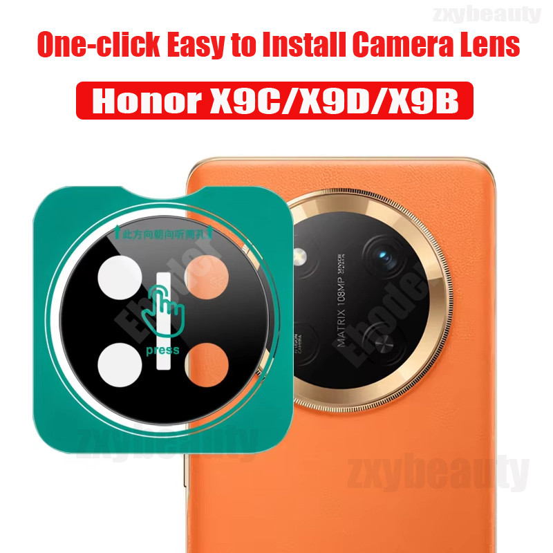 ฟิล์มกระจกนิรภัยเลนส์กล้อง Honor X9C/X9B/X9d 5G/4G 2025 ติดตั้งง่าย กันกระแทก