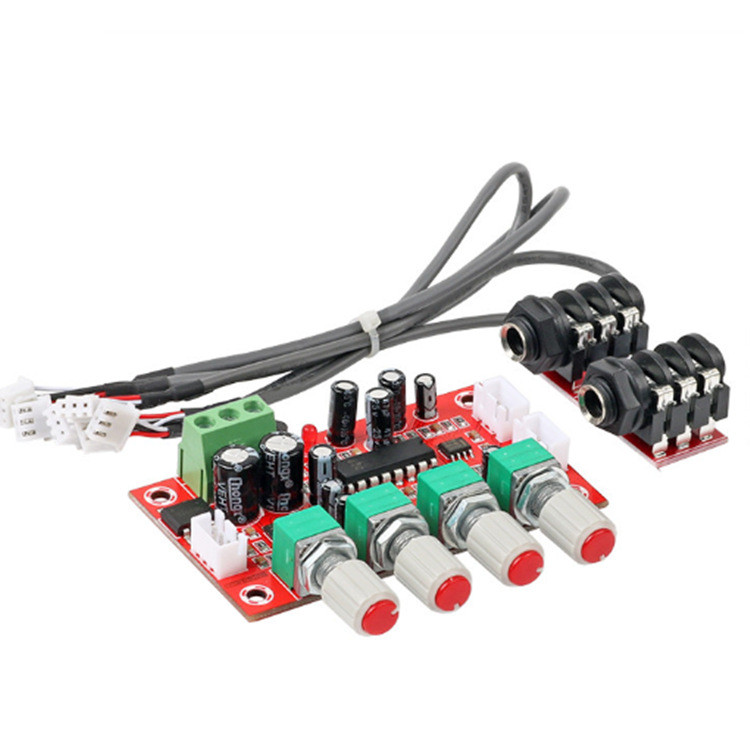 PT2399 คาราโอเกะแบบไดนามิกไมโครโฟนเครื่องขยายเสียง K ร้องเพลง Reverberation Board DIY ไมโครโฟนเครื่อ