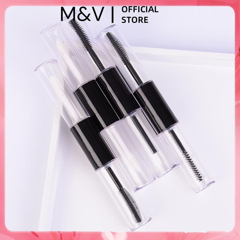 M&V Double Head Empty Gloss Tube Lip Eyelash And Eyeliner Balm Bottle Container