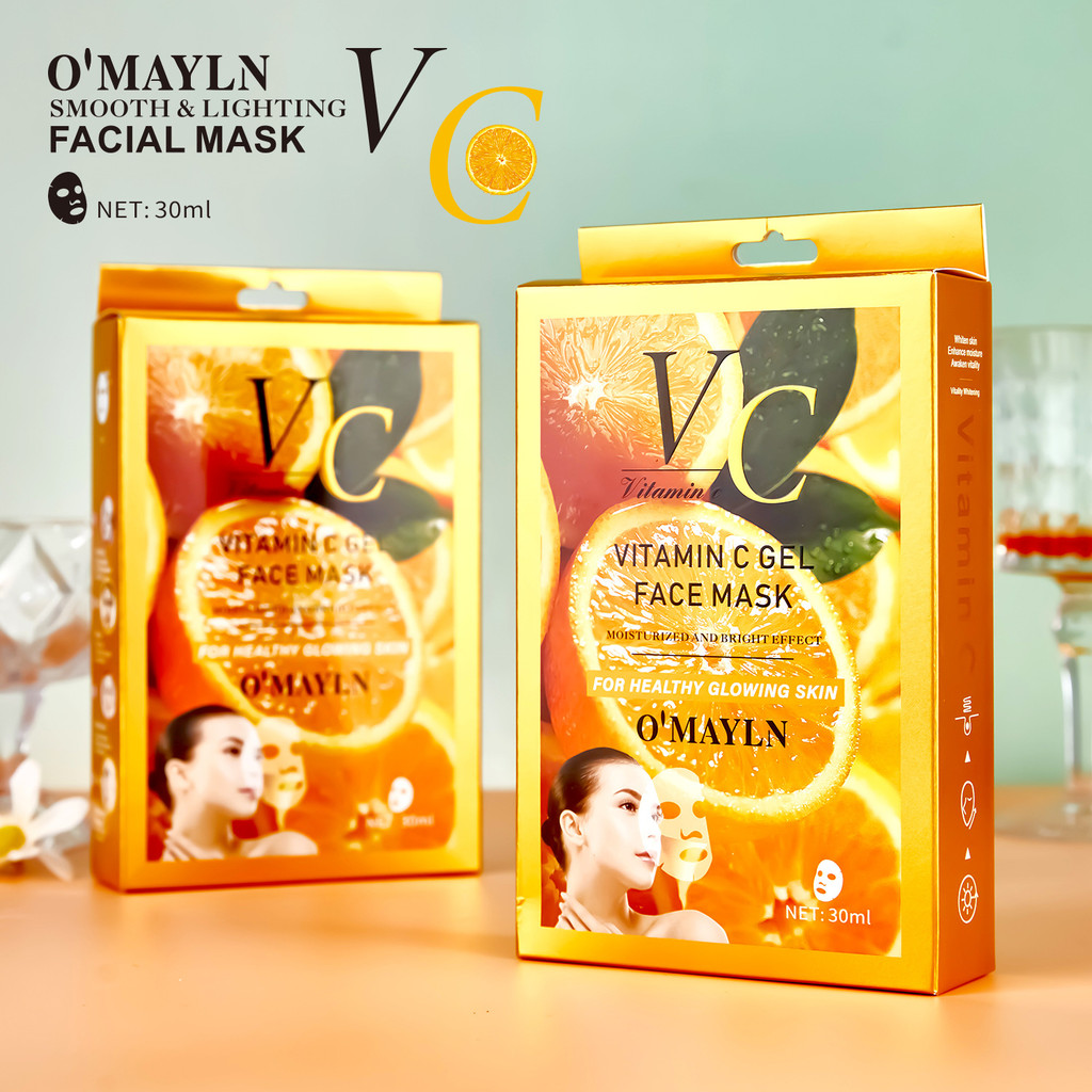 Ouyaxiang vc Orange Vitamin MASK CARROT FACIAL MASK Patch MASK facemask2025.12.14