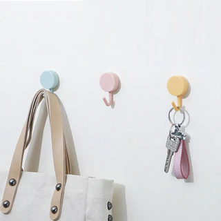 30PCS ตะขอแขวนติดผนัง หลากหลายสี