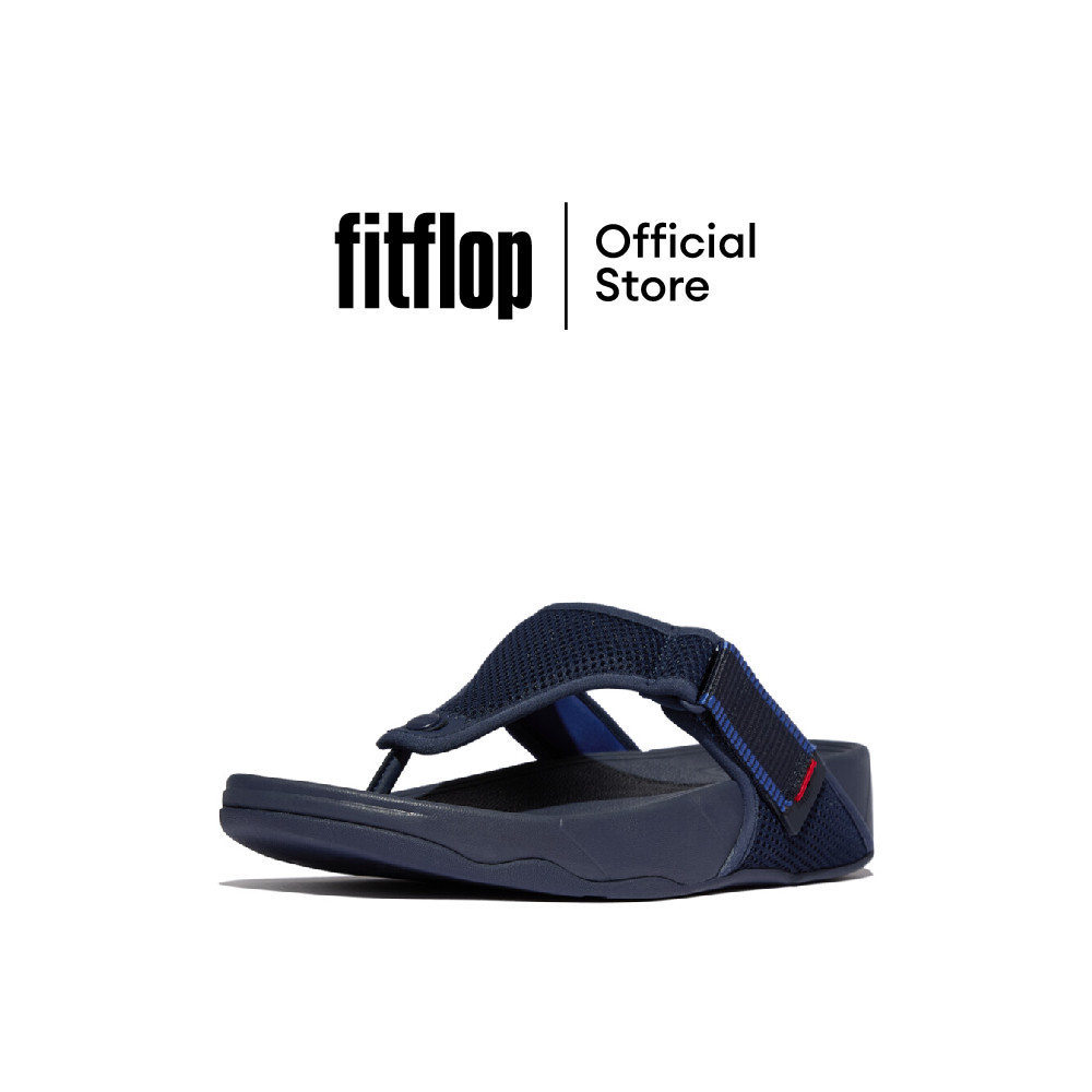 FITFLOP TRAKK ADJ. W/RESISTANT MESH รองเท้าแตะแบบหูหนีบผู้ชาย รุ่น E7G-D32 สี BL
