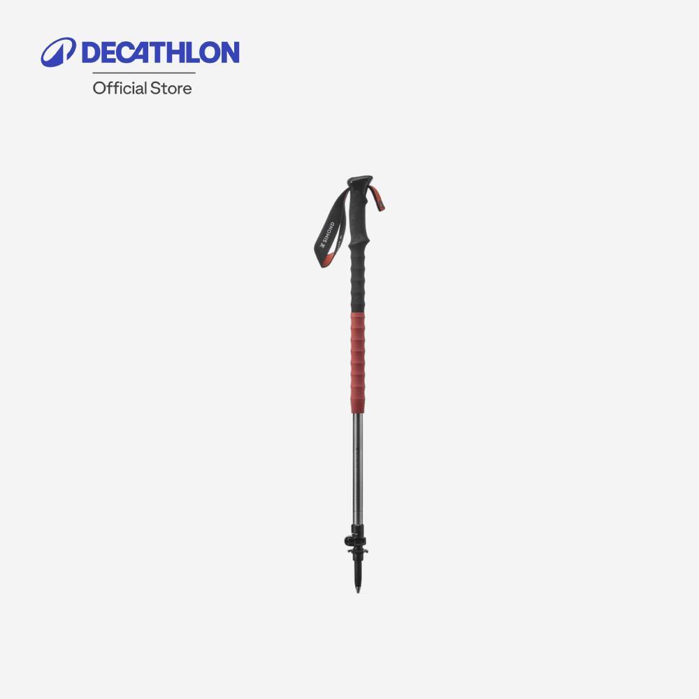 Decathlon 1 Bâton De Randonnée Quatre Saisons - Mt500 All Season Marron/Noir ไม้โพลเดินป่า รุ่น Mt50