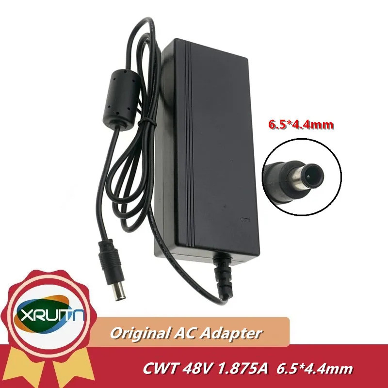 Original CWT 2AAL090R 48V 1.875A 90W AC Adapter Charger สําหรับ DAHUA POE เครือข่าย Hard Disk Video 