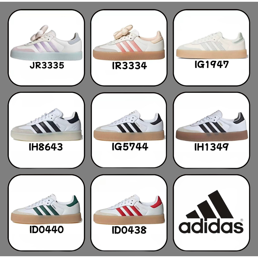 ❤️ของแท้% 100❤️ adidas originals Samba OG spezial W IG5744 IR3334 สีส้ม สีชมพู สีขาว สีน้ำเงิน