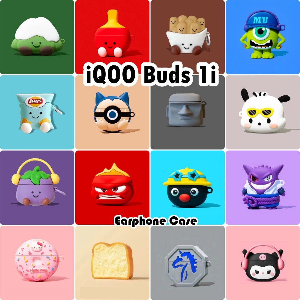 READY STOCK!นําไปใช้กับ iQOO Buds 1i เคส Case เคสหูฟัง การ์ตูนซอก ซิลิโคนนุ่ม เคส เคสหูฟัง NO.2 – โปรปัง