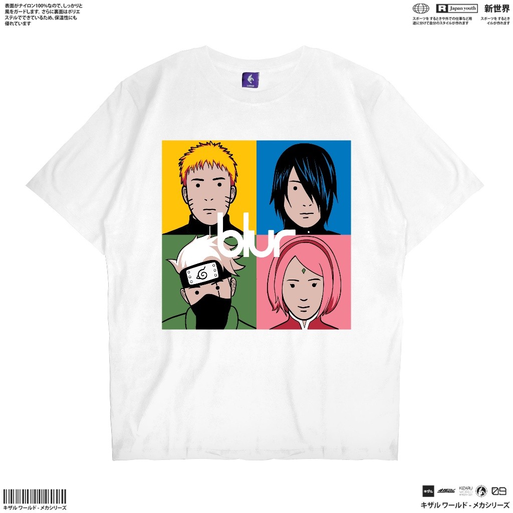 เสื้อยืดวง KIZARU BLUR NARUTO