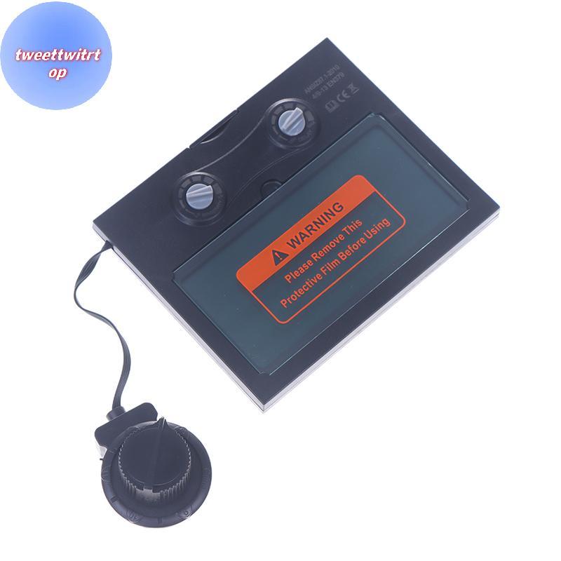 DOUSUN เชื่อมหมวกกันน็อคเลนส์เชื่อม Auto Darkening TX500C 110*90 มม.แผงพลังงานแสงอาทิตย์เชื่อมหมวกกั