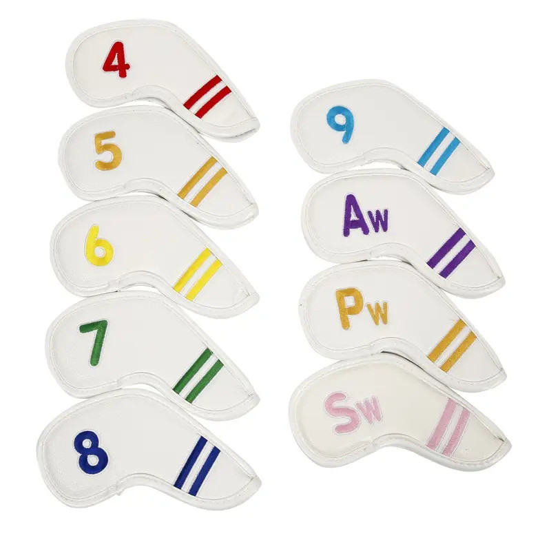 Accessories Protector Case Protective Cover Embroidery 4-9,P,S,A Golf Iron Headcover Head Cover Golf