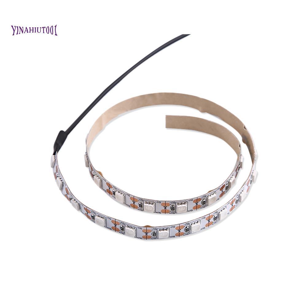 Yinahiut001UVC ฆ่าเชื้อโรคบาร์ไฟฆ่าเชื้อ 5V โคมไฟฆ่าเชื้อแบคทีเรียไรแถบไฟ LED Strip Light 100X1 ซม.
