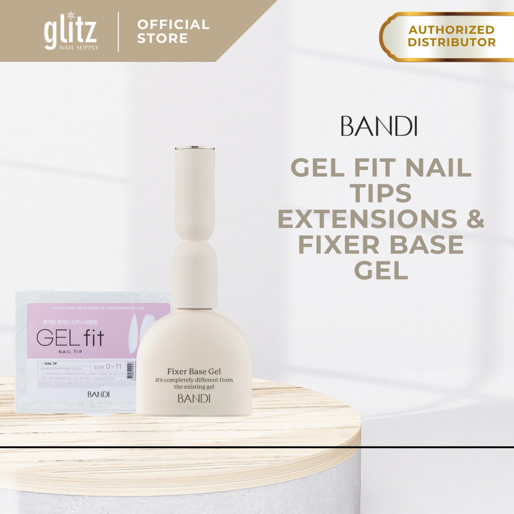 BANDI Gel Fit Nail Tips Extensions & Fixer Base Gel - ปลาย 360
