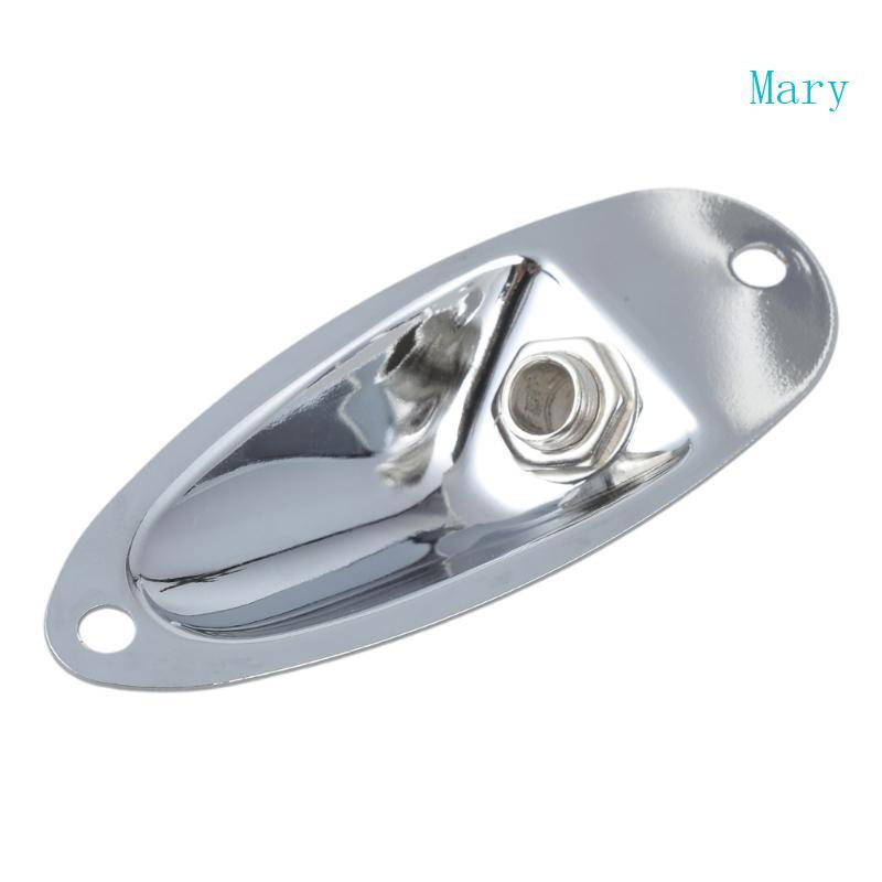 Mary Chrome Boat Output Load Jack Plate Socket for Guitars