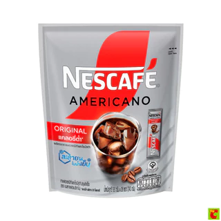 เนสกาแฟ กาแฟอเมริกาโน่ผสานอาราบิก้าปรุงสำเร็จ สูตรแคลอรี่ต่ำ แบบซอง 9.6 ก. แพ็ค 25