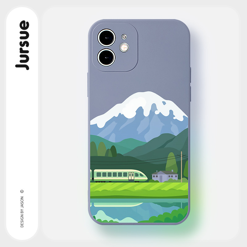 JURSUE เคสไอโฟน เคสนุ่มกันกระแทกมีสไตล์ตลก ศิลปะนามธรรม เคสโทรศัพท์ for iPhone 17 Air 16 15 14 13 12 11 Pro Max SE 2020 X XR XS 8 7 Plus พลัส MZ506512