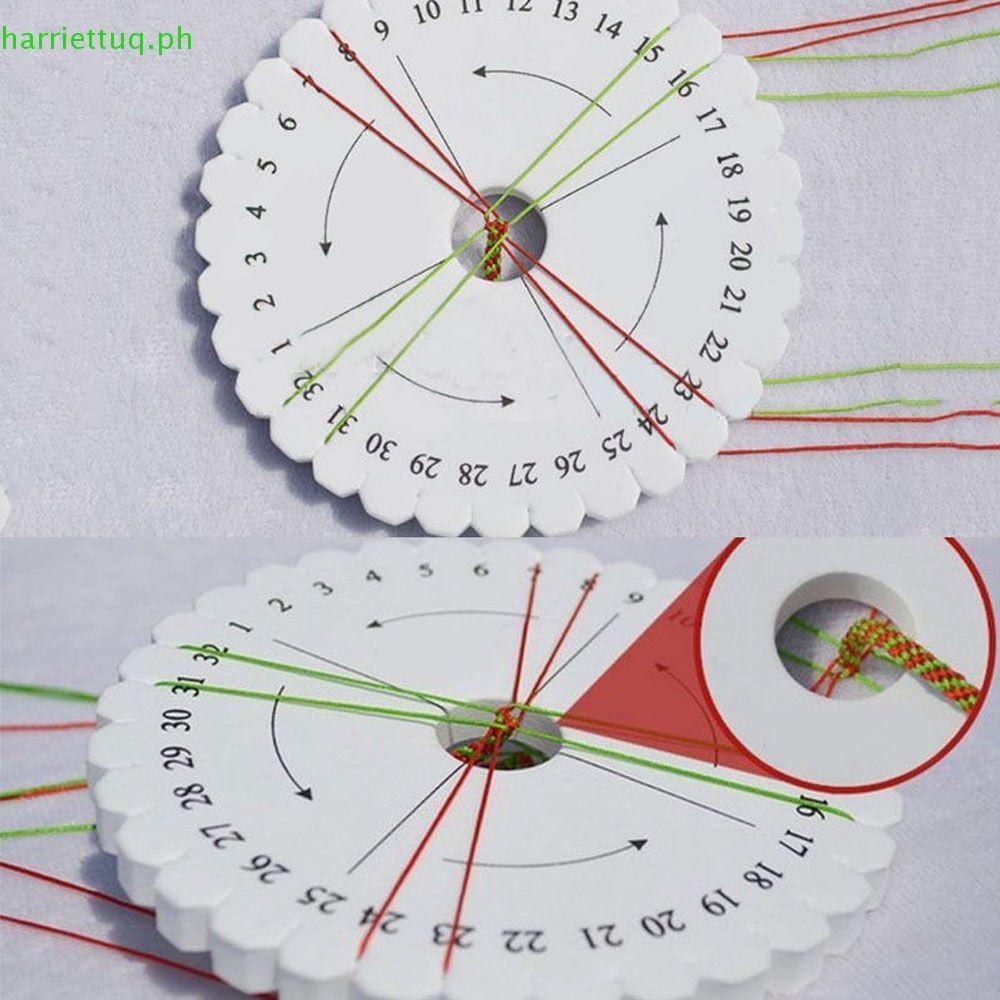 YISEN Braiding Plate 2PCS Weaving Cord Disc/Disk DIY รอบ Kumihimo