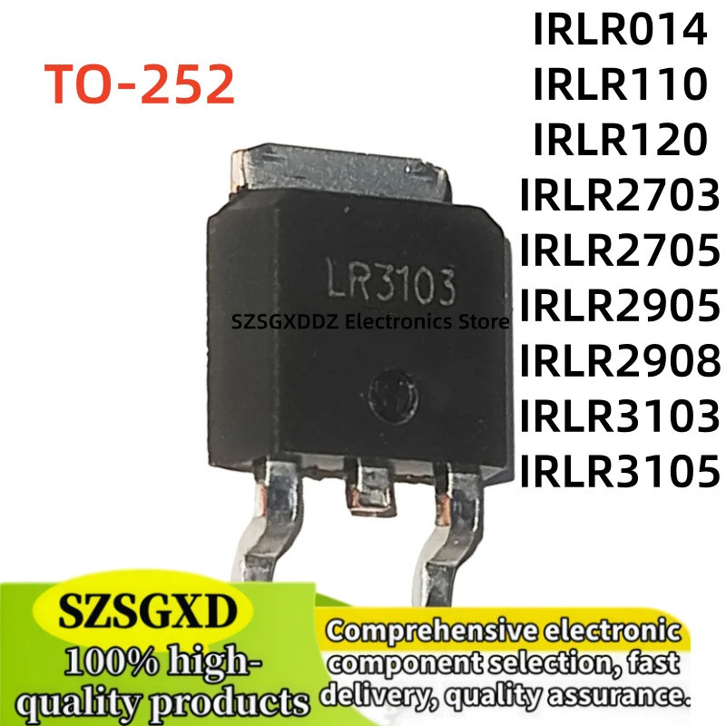 5PCS IRLR014(LR014) IRLR110(LR110) IRLR120(LR120) IRLR2703(LR2703) IRLR2705(LR2905 IRLR2905 IRLR3 IR
