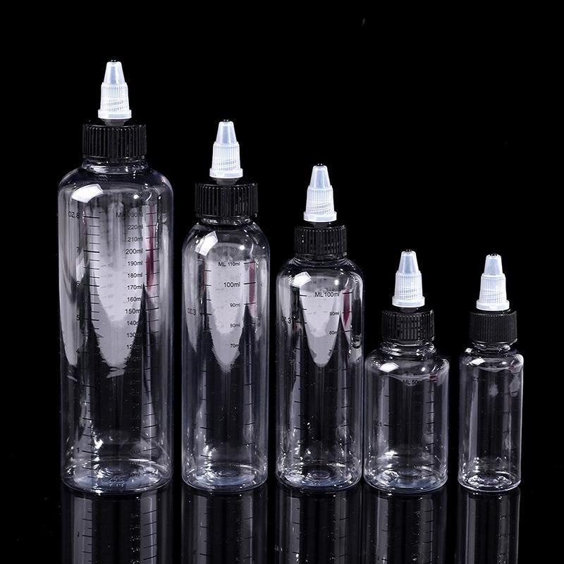 AA 30ml-250ml พลาสติก PET Liquid ความจุขวดหยดหมึกสีคอนเทนเนอร์ TH