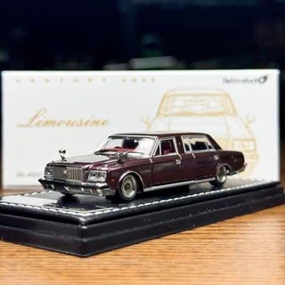 Retro studio 1/64 Toyota Century Type L (VG45) โมเดลรถ รถของเล่น สําหรับเด็กผู้ชาย ของขวัญวันเกิด ของเล่นเด็ก รถสะสม#peetyeee