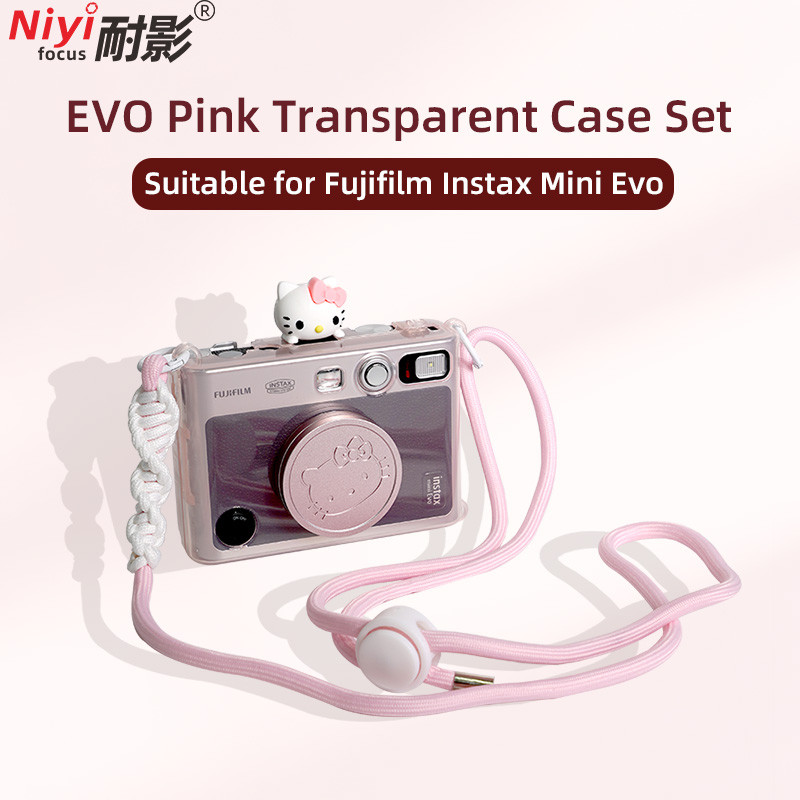 เคสใสสําหรับ Fujifilm Instax Mini EVO กล้องฟิล์มทันทีคริสตัล Hard Shell ฝาครอบรองเท้าร้อน