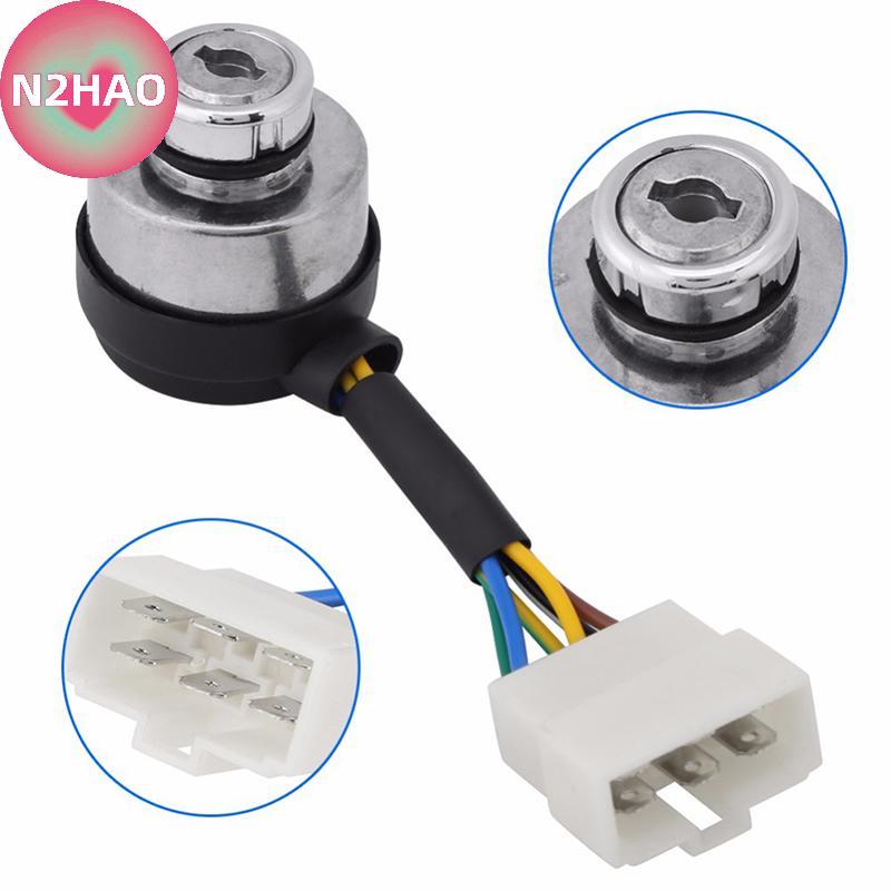 N2HAO 4/6 Wire Way เครื่องกําเนิดไฟฟ้าเบนซินจุดระเบิดเริ่มต้น Key Lo สวิทช์สําหรับ 2-3KW 168F และ 5-