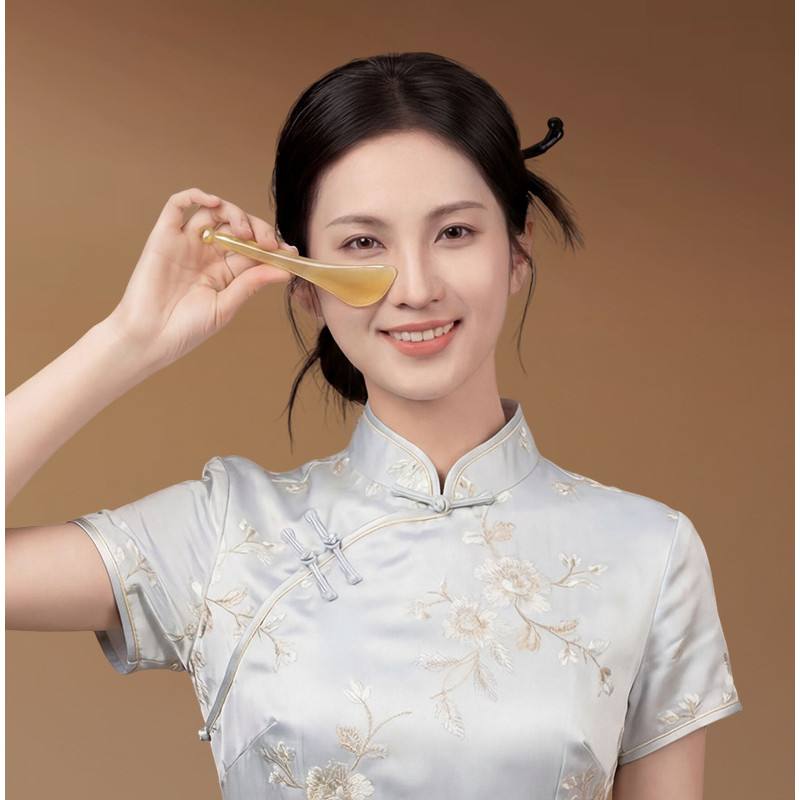 ลบ Edema ยก V Face Handy เครื่องมือ Horn Tendon Stick ใบหน้าคอ Universal บรรเทากล้ามเนื้อความเมื่อยล